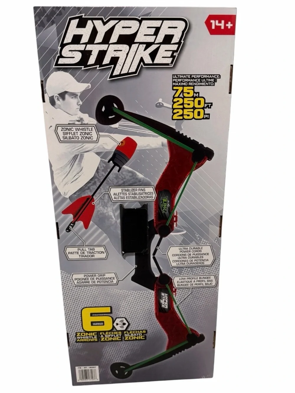Zing Hyper Strike Youth Foam Arrow Bow - Red & Green NEW